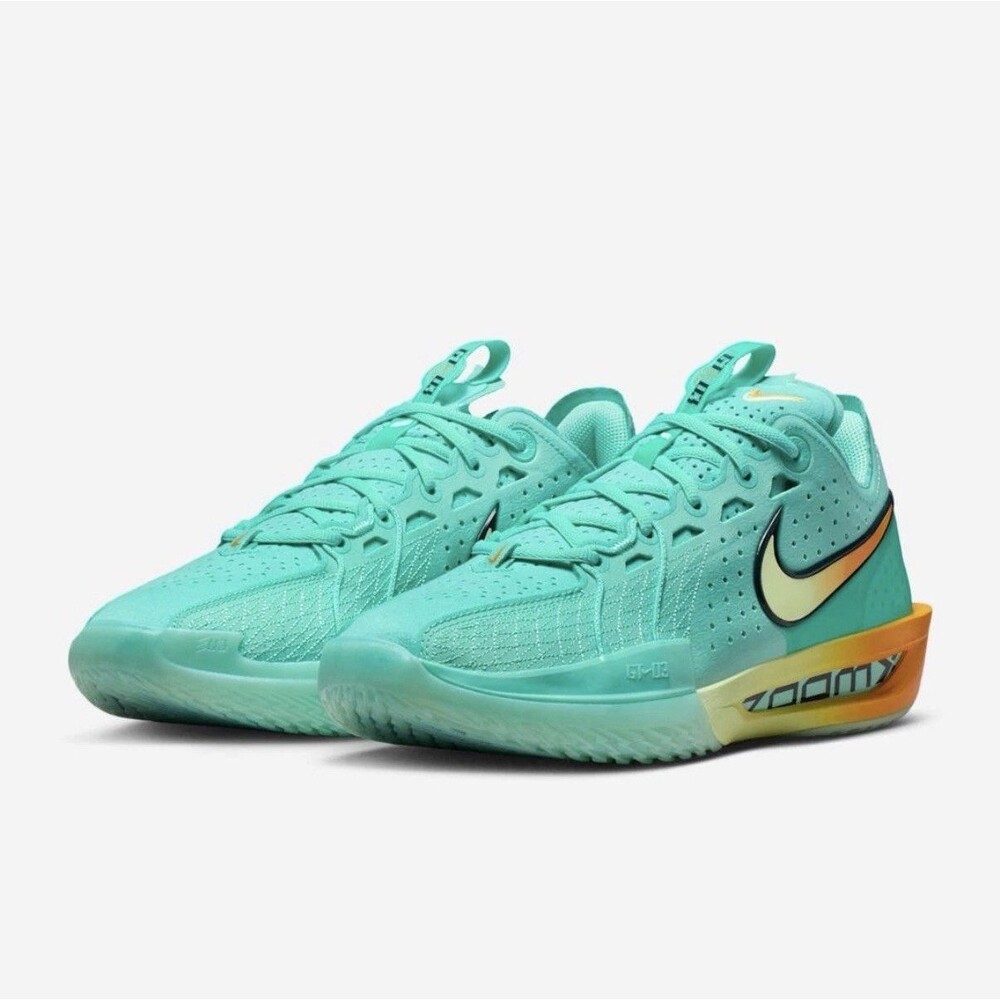 Nike GT Cut 3 Bleached Turquoise Barley Volt DV2913-301 Men's Size 8.5 New